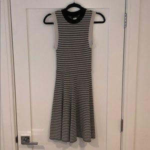 AQUA Fit & Flare Knee Length Dress